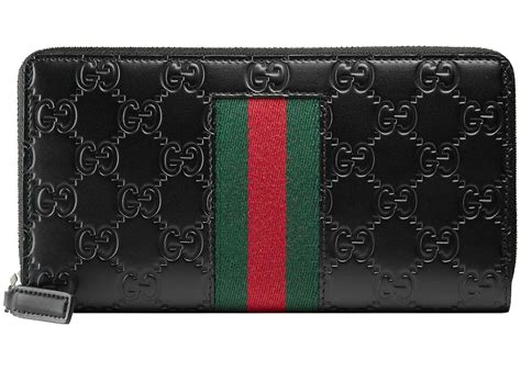 gucci imprime zip around wallet|Gucci signature zip around wallet.